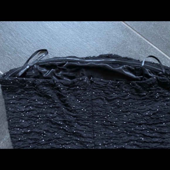 Forever 21 Black Sparkle Strapless Dress - EUC S - Picture 4 of 5
